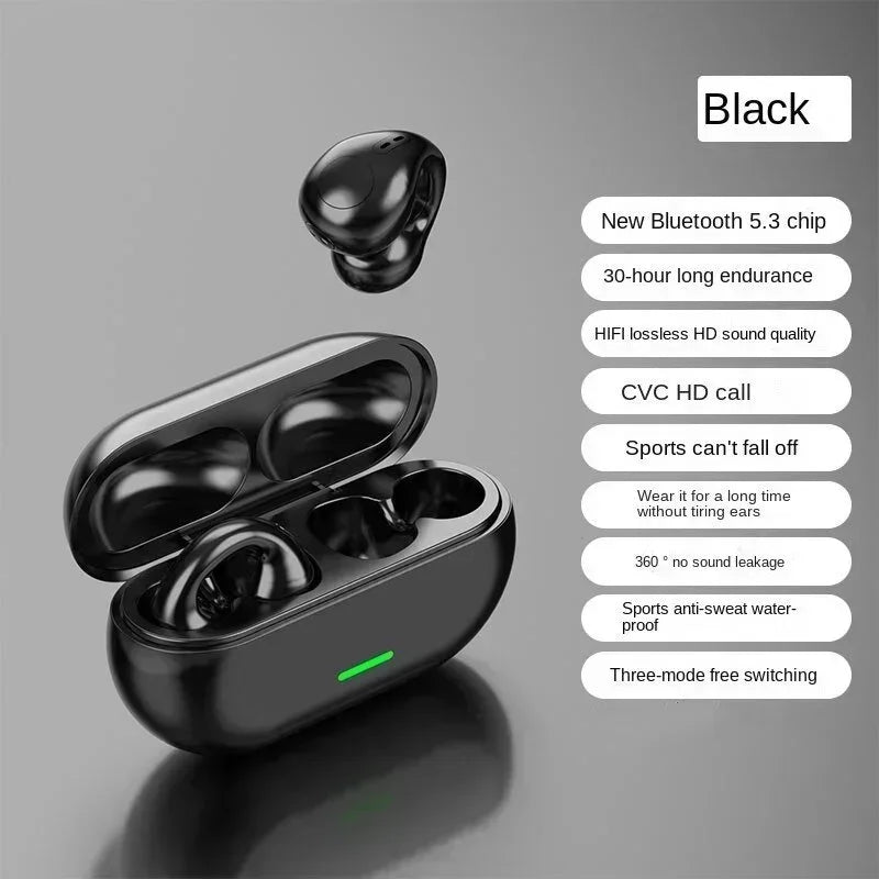 T75 Bone Conduction Bluetooth 5.3 Wireless Headphones