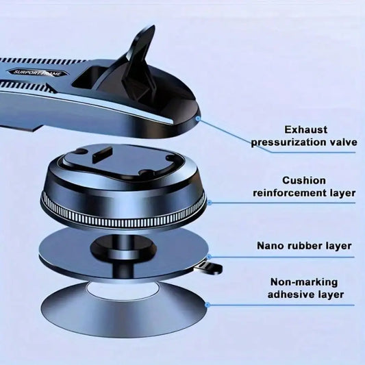 Anti-Shake Retractable Car Phone Mount