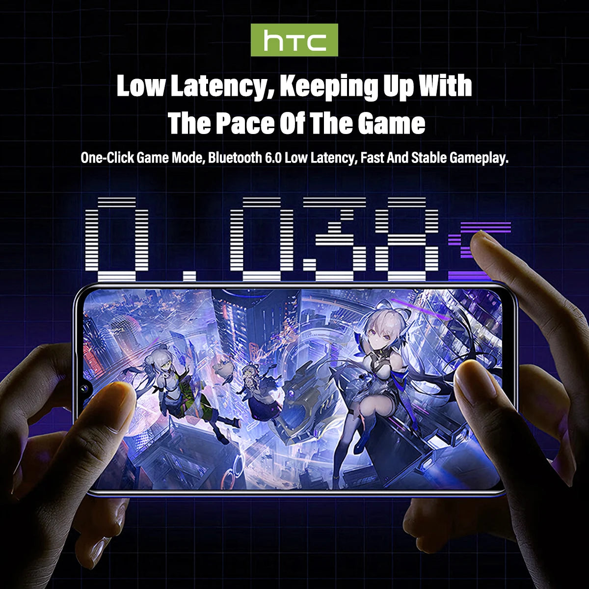 HTC NE70 Bluetooth Wireless Earbuds with AI Translator