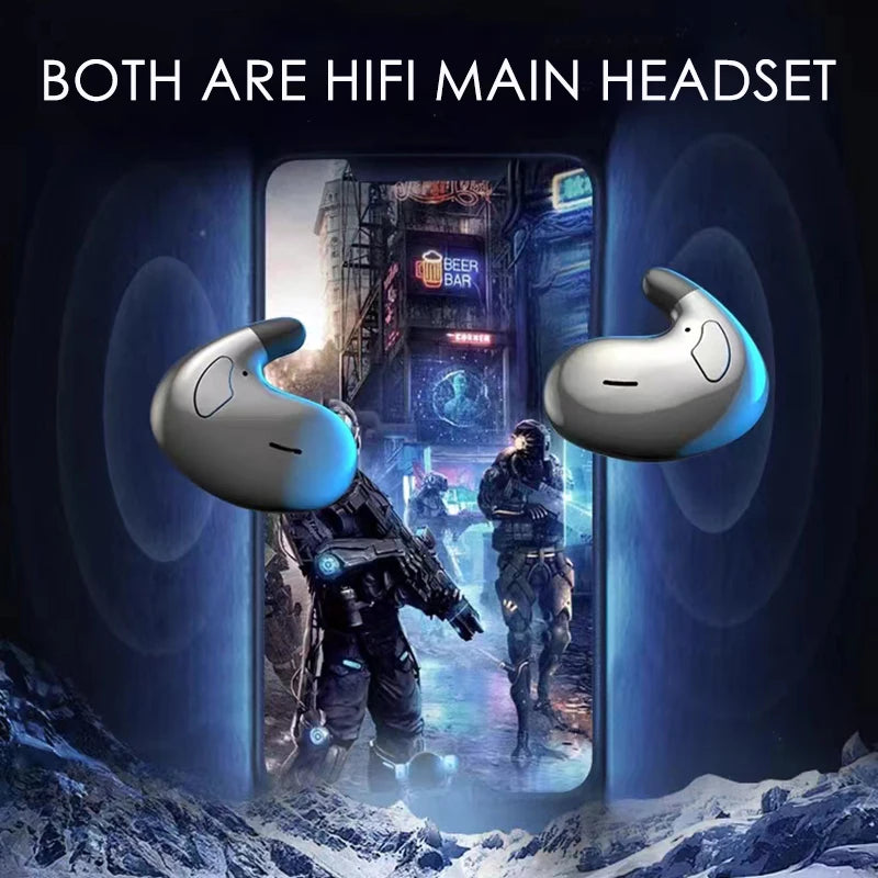 SK Ultra-Thin Bluetooth 5.3 Sleep Earbuds