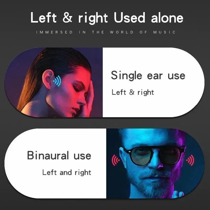 T75 Bone Conduction Bluetooth 5.3 Wireless Headphones
