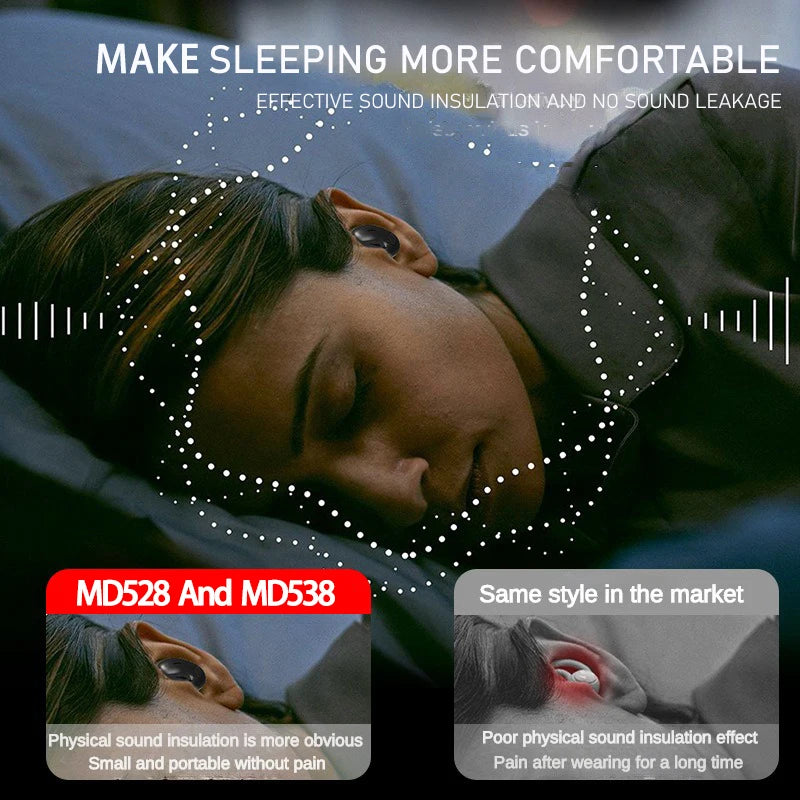 SK Ultra-Thin Bluetooth 5.3 Sleep Earbuds