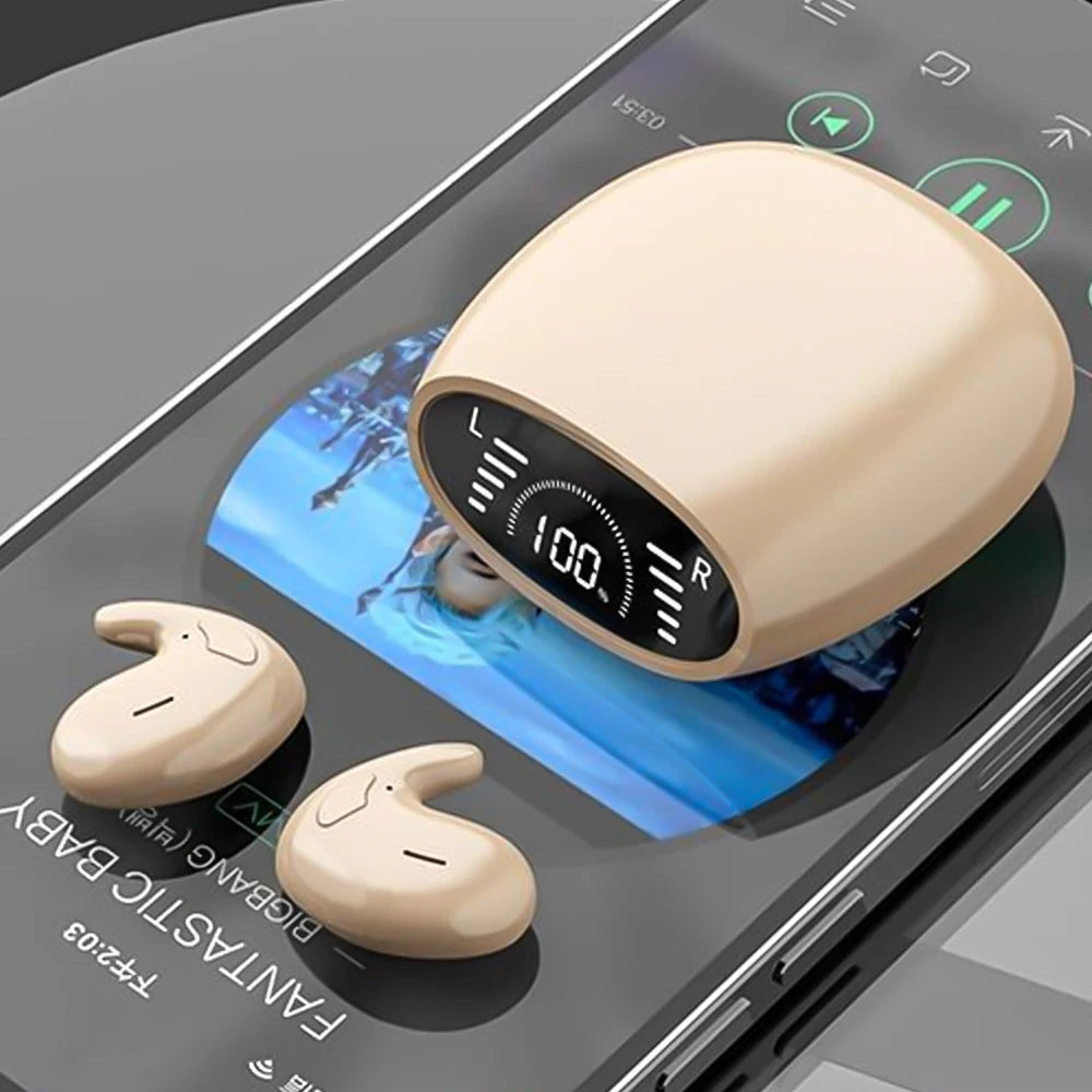 SK Ultra-Thin Bluetooth 5.3 Sleep Earbuds