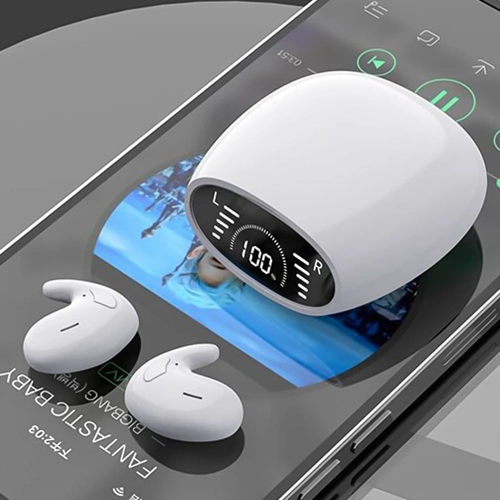 SK Ultra-Thin Bluetooth 5.3 Sleep Earbuds