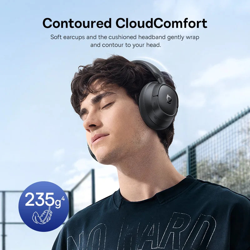 Baseus ANC Wireless Headphones – Hi-Res LDAC & Adaptive Noise Cancellation