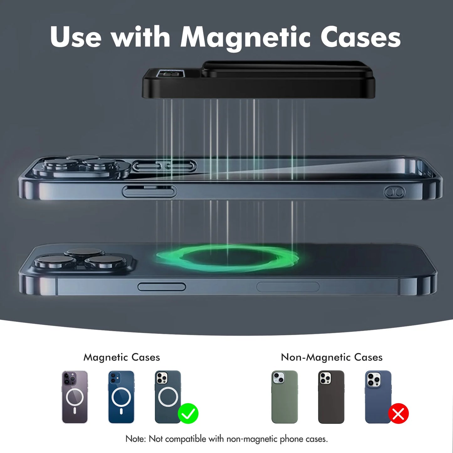 2-in-1 Magnetic Wireless Power Bank 10000mAh 22.5W Fast Charger