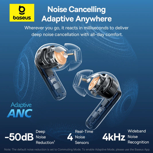 Baseus Bass BP1 Pro Wireless Earbuds – Hi-Res Audio & Noise Cancellationes