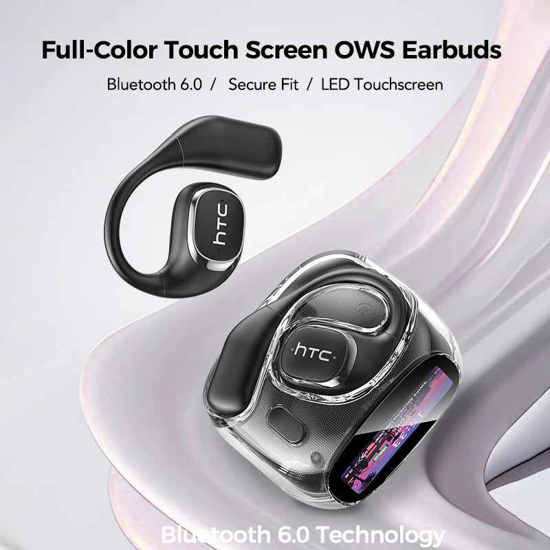 HTC NE11 Wireless Earbuds – HD Display, 30H Battery