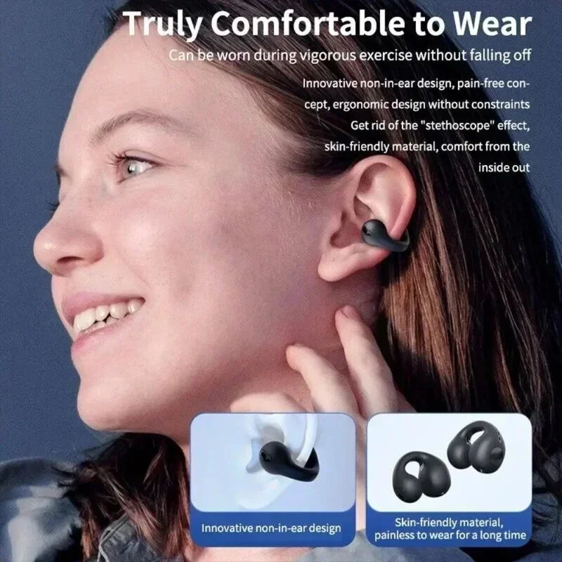T75 Bone Conduction Bluetooth 5.3 Wireless Headphones