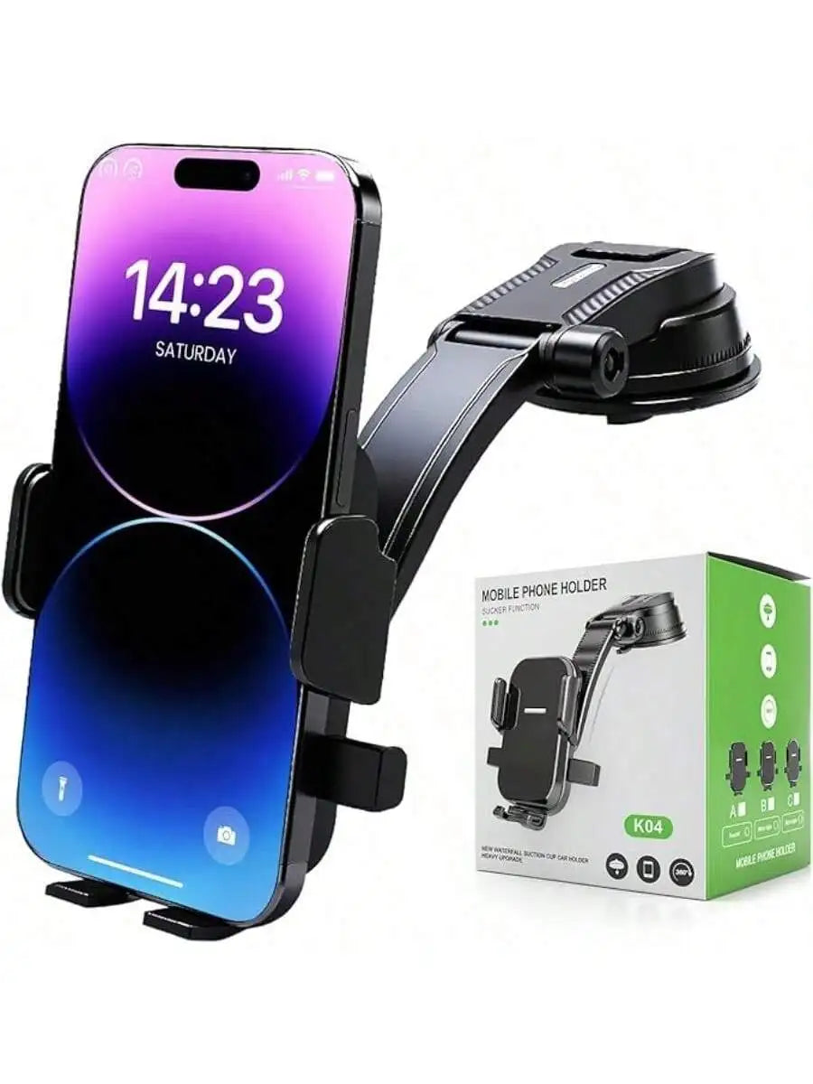 Anti-Shake Retractable Car Phone Mount
