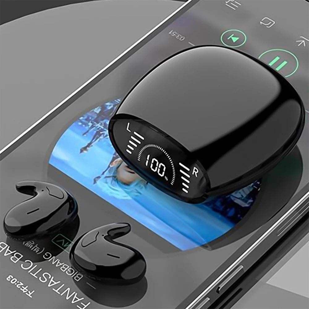 SK Ultra-Thin Bluetooth 5.3 Sleep Earbuds