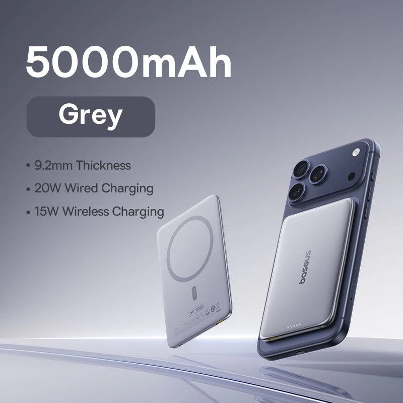 Baseus 5000mAh Magnetic Power Bank 20W PD Fast Charger
